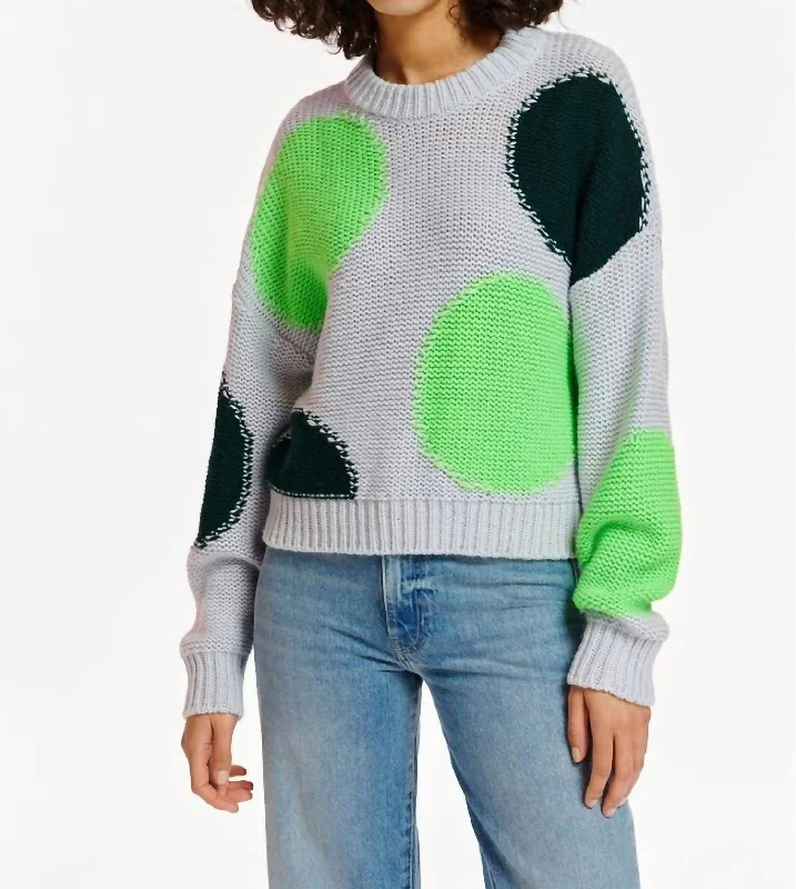 Event Pullover In Mint Julep Batwing Sleeve Top