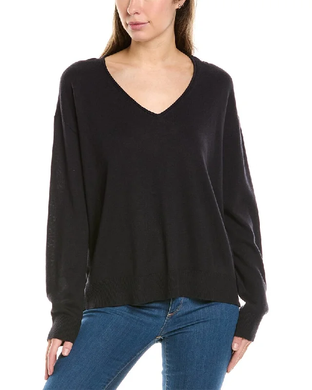 EILEEN FISHER Boxy Pullover Spaghetti Sleeve Top