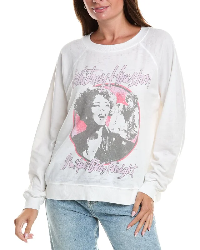 Recycled Karma Whitney Houston Baby Tonight Pullover Bell Sleeve Stylish