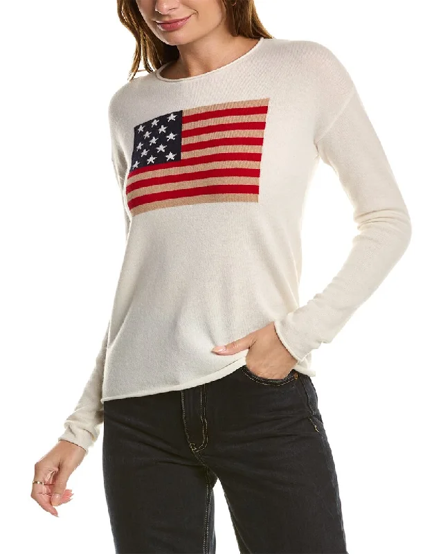 Kier+J Wool & Cashmere-Blend Pullover Cap Sleeve Casual