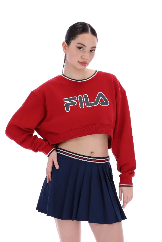 Heritage Crop Pullover Short Puff Sleeve