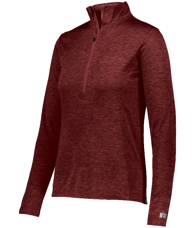 Ladies Dri-Power Lightweight 1/4 Zip Pullover QZ7EAX Cashmere Luxurious Pullover