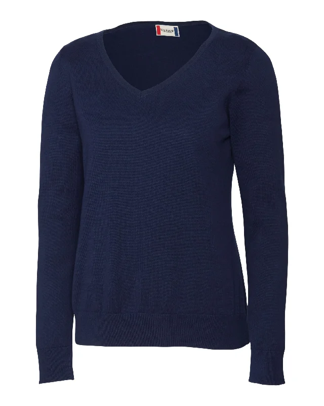 Clique Imatra V-neck Pullover Notched Neck Pullover