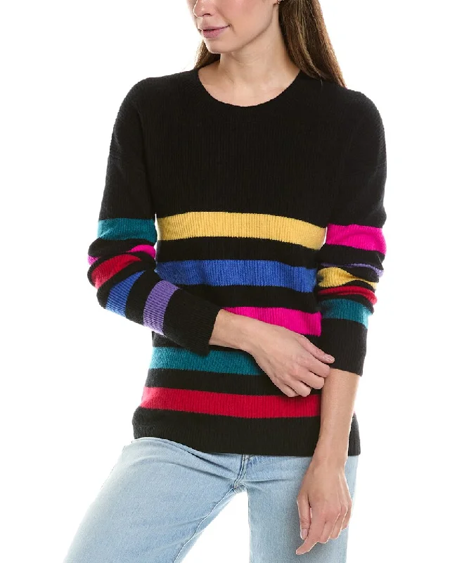 InCashmere Cashmere Pullover Cable Knit Chunky