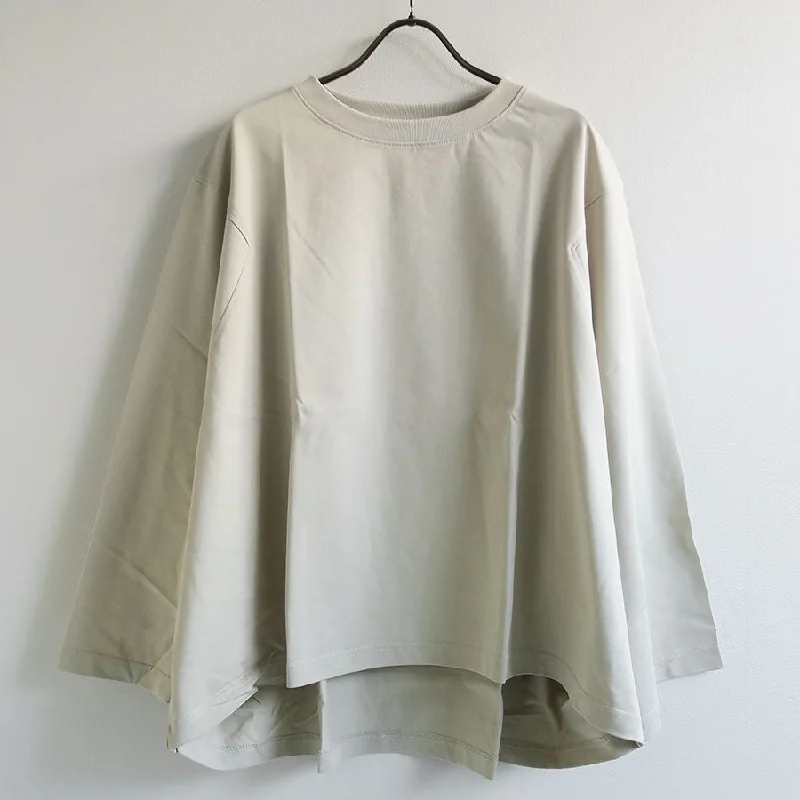 【COGTHEBIGSMOKE/コグ ザ ビックスモーク】<br>KAMILA WIDE SLEEVE T-SHIRT <br>11101-183-1128-1 Front Pockets Side Pockets Patch Pockets