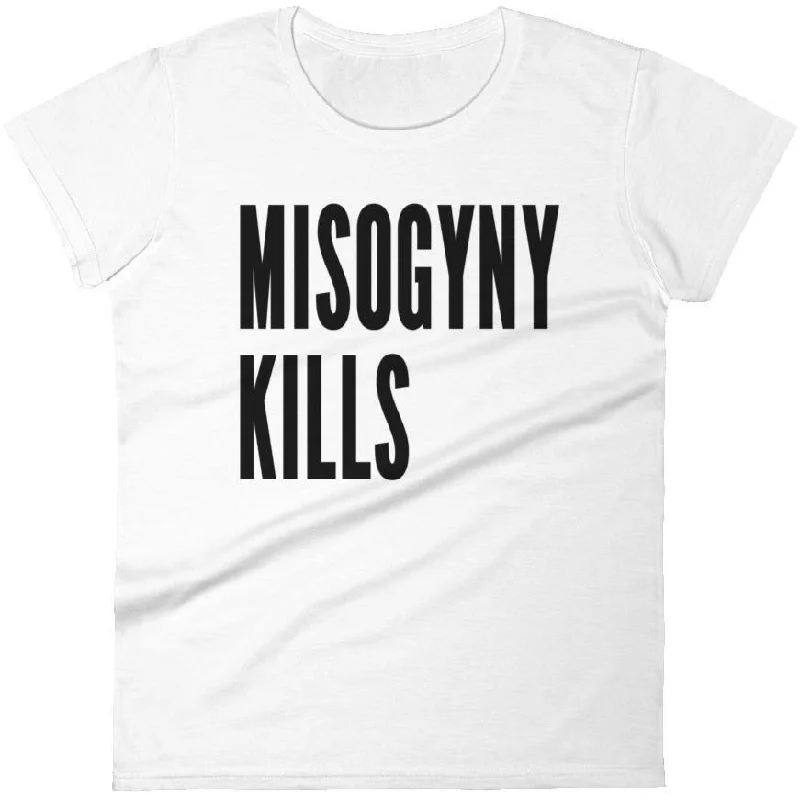 Misogyny Kills -- Women's T-Shirt Graphic T-Shirt Round Neck Polyester