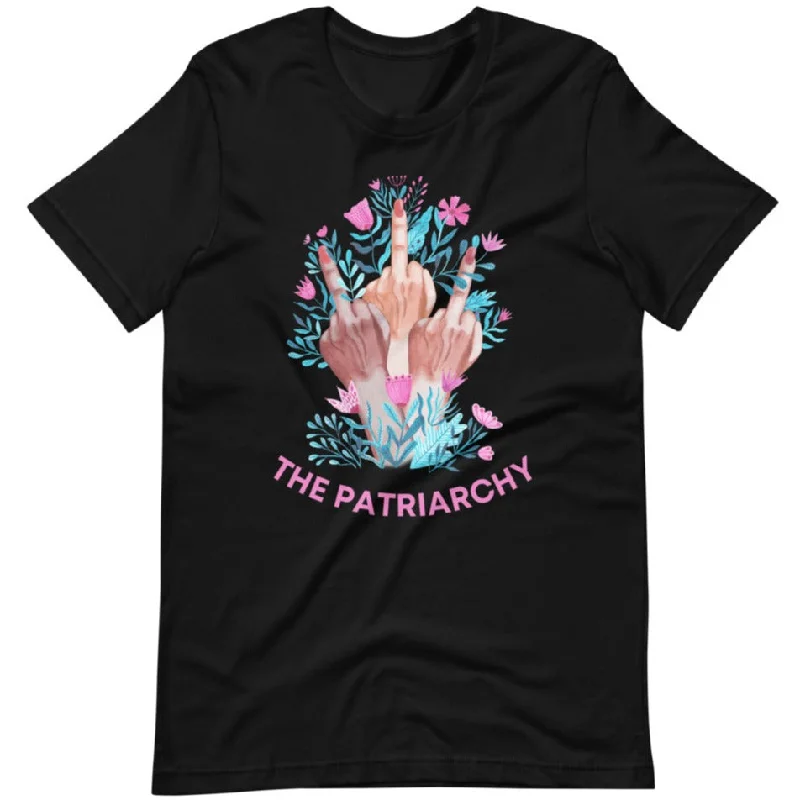 Fuck The Patriarchy -- Unisex T-Shirt Thin T-Shirt Open Front Quick Dry