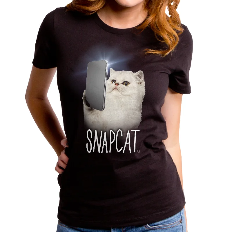 Snapcat Session Women's T-Shirt Layered Multi-layer Single Layer