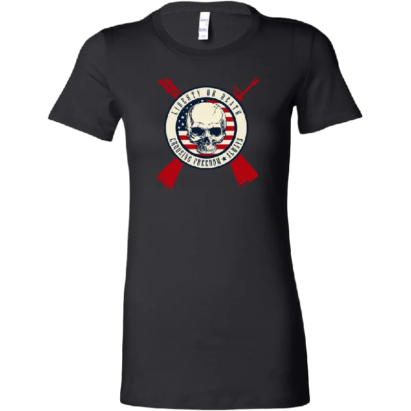 Liberty Or Death Women's T-shirt Graphic T-Shirt Round Neck Polyester