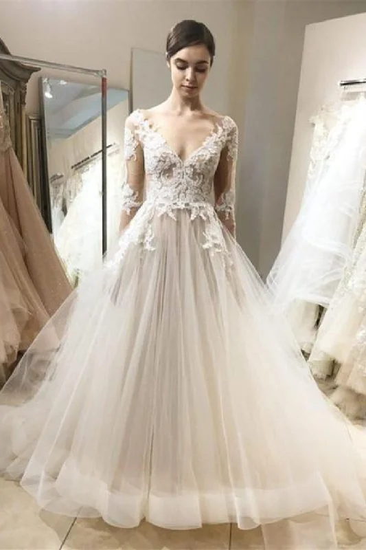 See Through Vintage Lace Wedding Dresses Ball Gown With Sleeves Tunics Bestseller popular