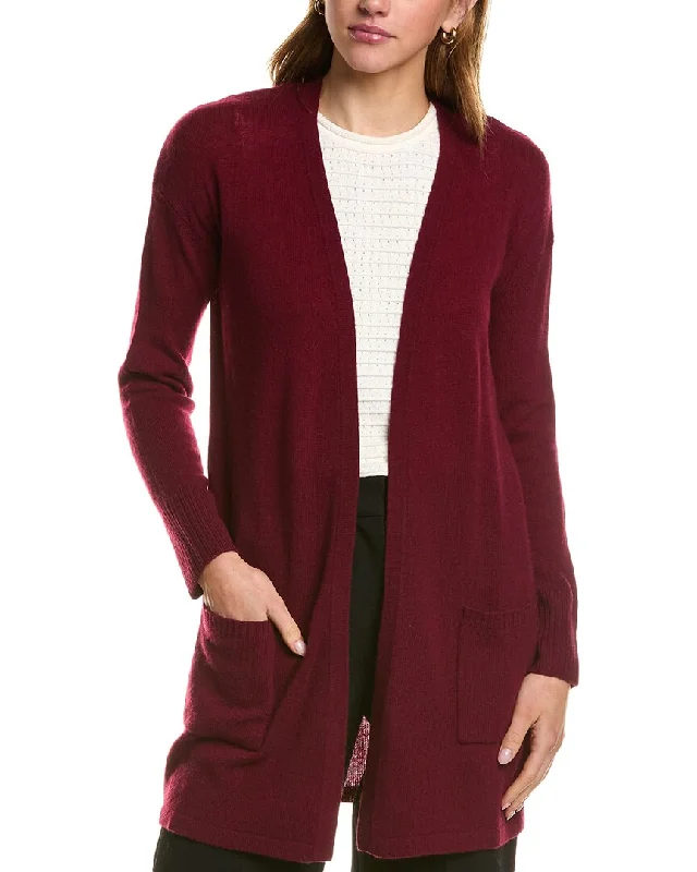 Hannah Rose Wool & Cashmere-Blend Cardigan Elegant Classic Vintage