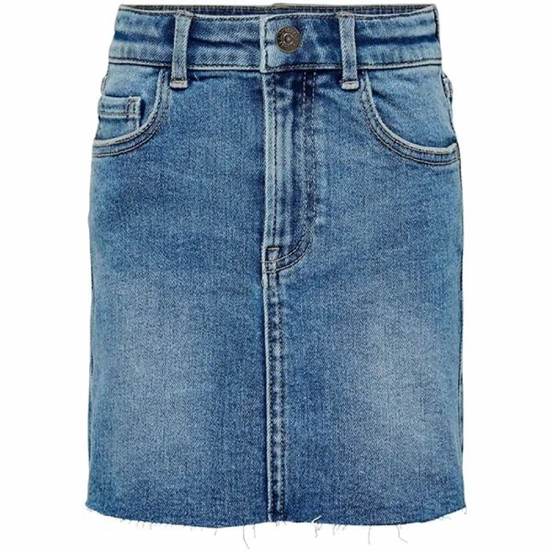 Kids ONLY Medium Blue Denim Wonder Noos Skirt chiffon skirt airy