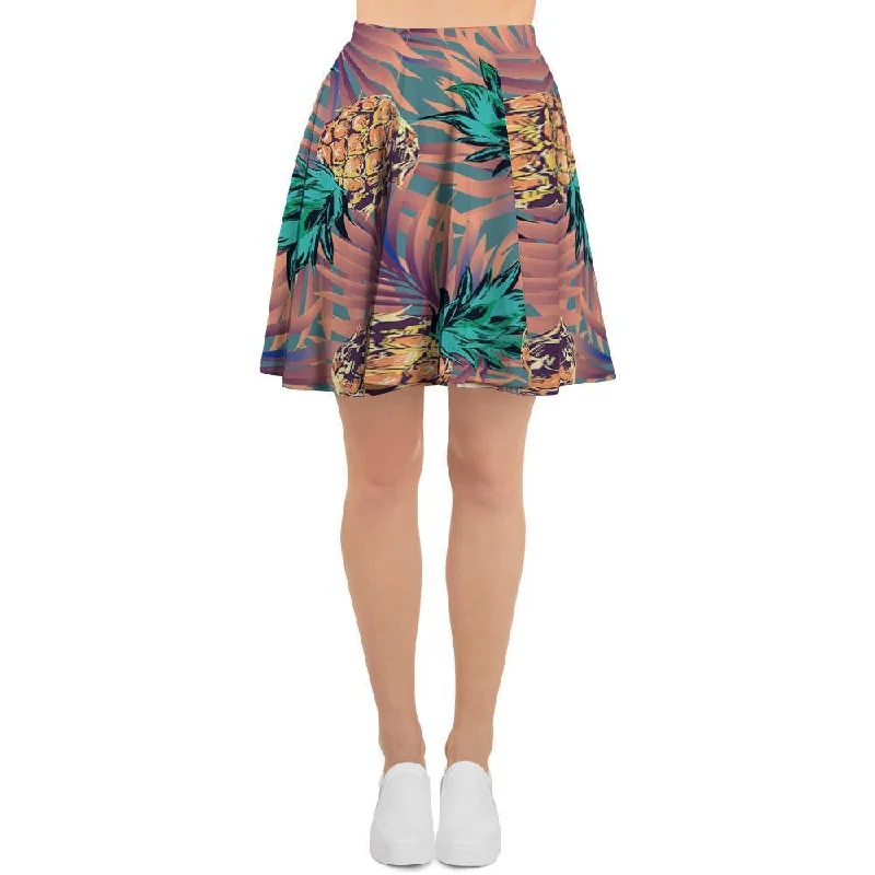 Pineapple Hawaiian Print Women's Skirt lace skirt intricate