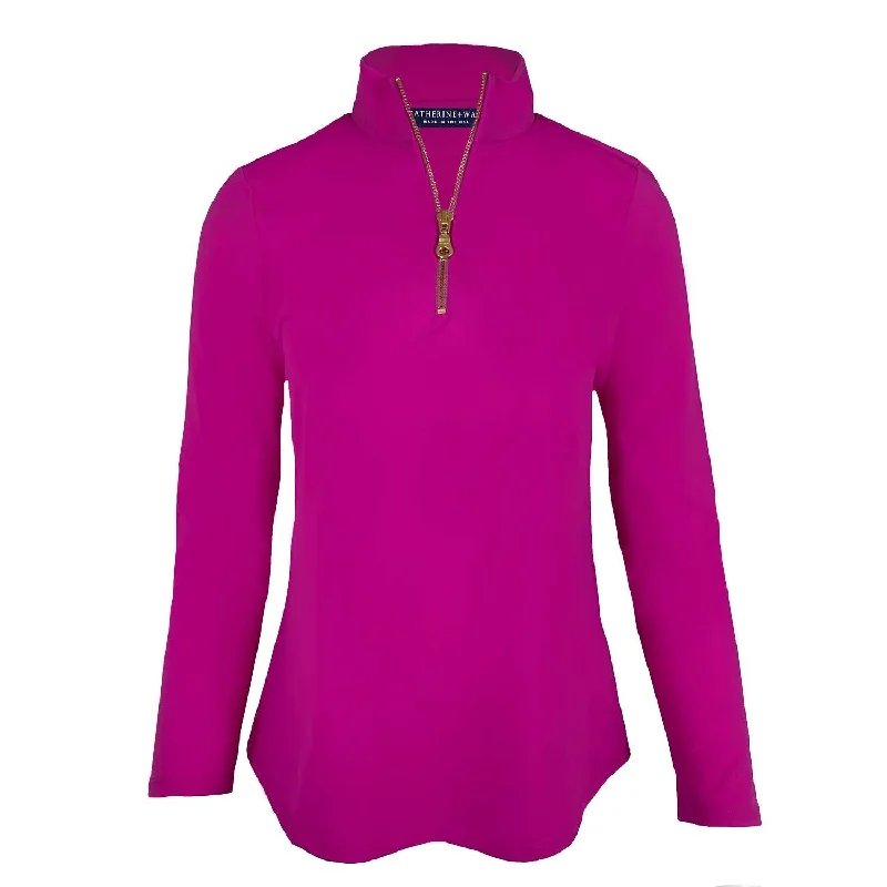 Women's Anna Maria Pullover In Fuchsia Halter Neck Top